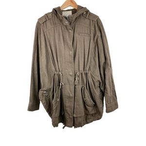 Free People 1970 Size L Green Utility Jacket